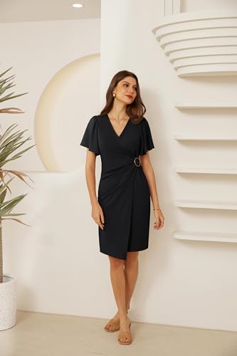 Summer V-Neck Chiffon Bodycon Dress
