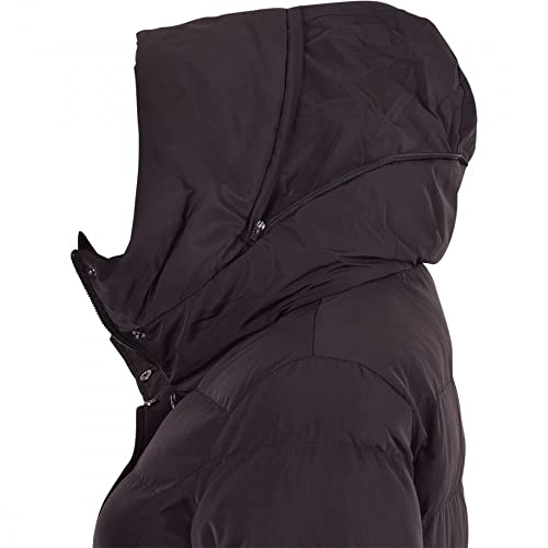 Quilted Winter Parka with Fur Hood