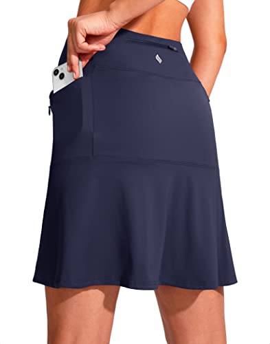 48cm Golf Skorts with Zipper Pockets