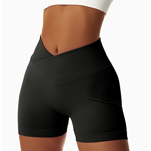 High Waist Seamless Biker Shorts