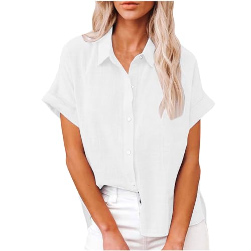 Cotton Linen Casual Button Down Shirt