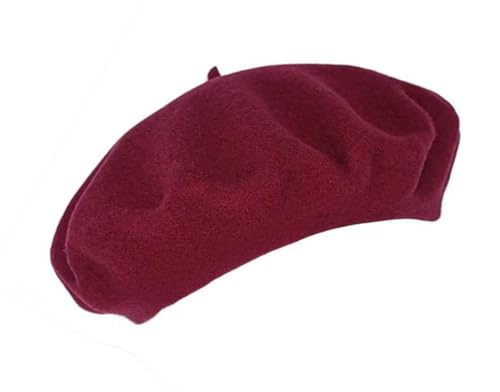 Wool Beret - Claret