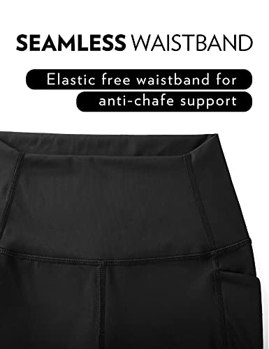 High Waisted Yoga Shorts with Pockets