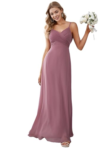 Spaghetti Straps V-Neck Maxi Dress
