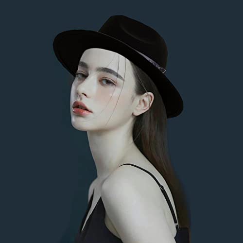 Retro Wide Brim Fedora Hat