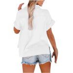 Cotton Linen Casual Button Down Shirt