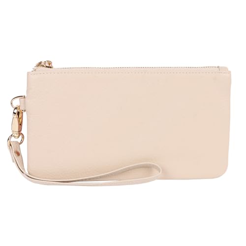 Wristlet Clutch, Zip Purse Wallet
