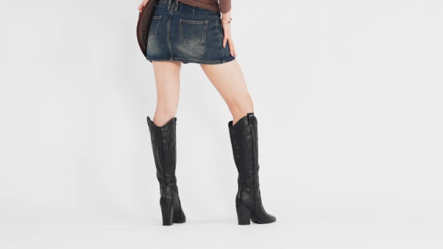 Western Knee-High Boots