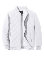 Quilted Winter Bomber Jacket