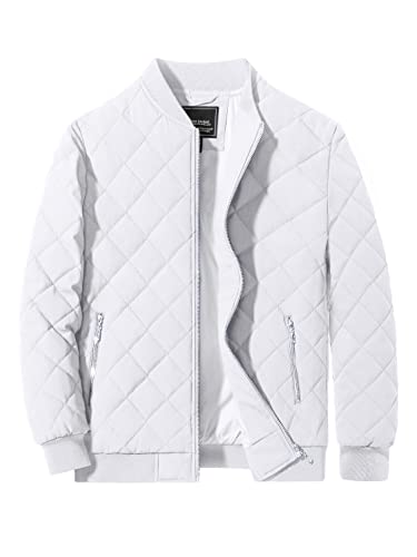 Quilted Winter Bomber Jacket