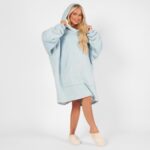 Hooded Blanket with Ultra Soft Sherpa Lining