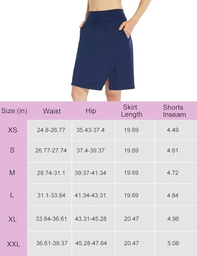 Knee Length Golf Skirts with Pockets