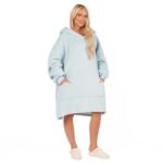 Hooded Blanket with Ultra Soft Sherpa Lining