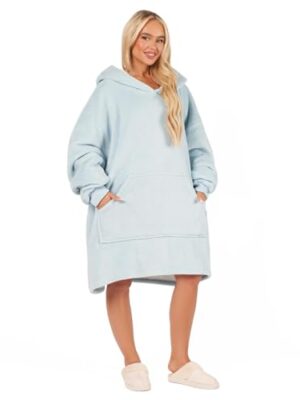Hooded Blanket with Ultra Soft Sherpa Lining