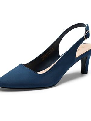 Slingback Kitten Heel Court Shoes
