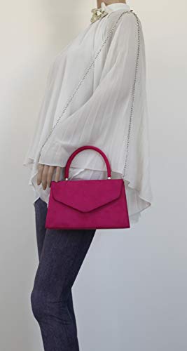 Kendall Suede Party Clutch Bag