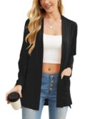 Lightweight V Neck Cardigan with Pocket