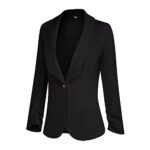 3/4 Sleeve Open Front Blazer