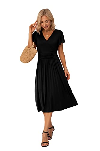 Summer Wrap Dress Casual Floral