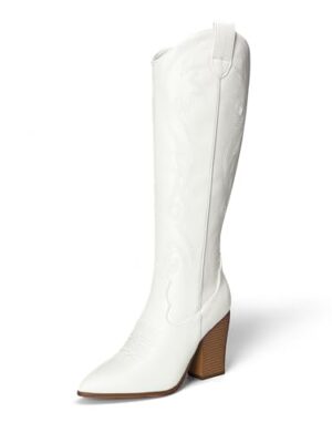 Western Knee-High Boots