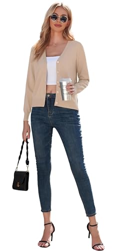 Lightweight V-Neck Cardigan Jumper