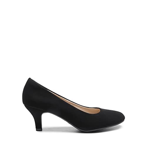 LUVLY Low Heel Bridal Pumps