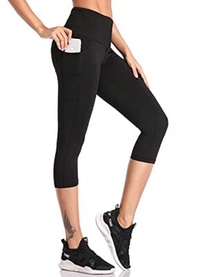 High Waist 3/4 Length Yoga Leggings