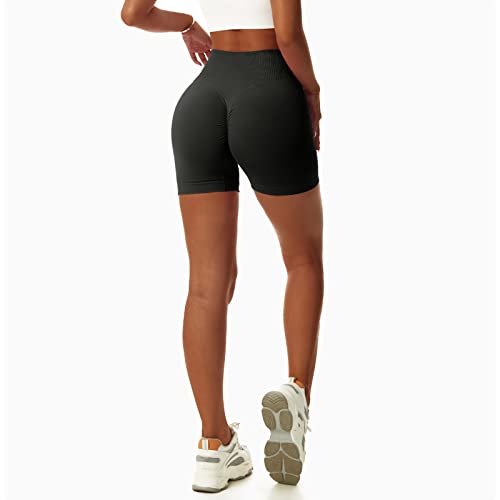 High Waist Seamless Biker Shorts