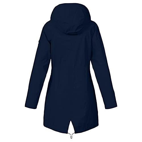 Waterproof Hooded Rain Jacket, Black