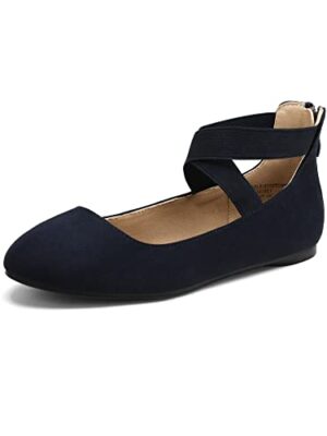 Ballerina Flats with Elastic Straps
