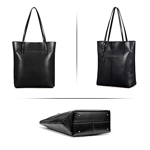 Kattee Vintage Women Leather Tote Bag, Large & Stylish