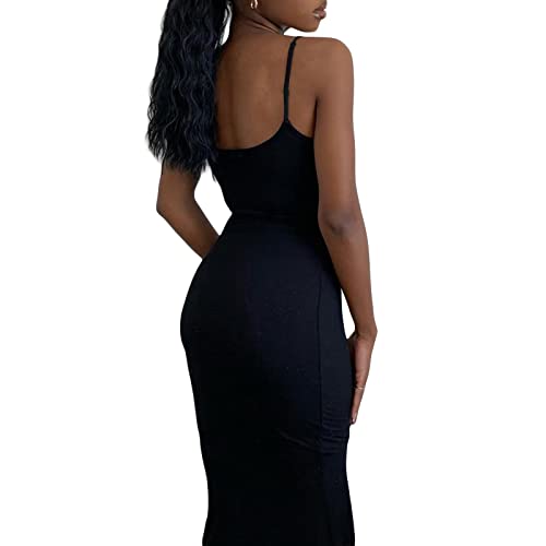 Geagodelia Women's Summer Maxi Dress - Spaghetti Strap