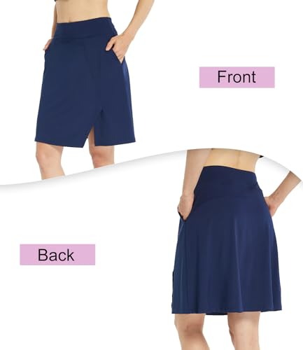 Knee Length Golf Skirts with Pockets