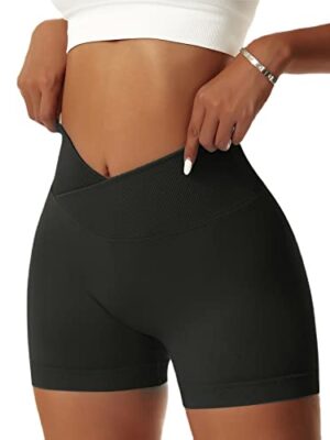 High Waist Seamless Biker Shorts