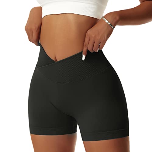 High Waist Seamless Biker Shorts