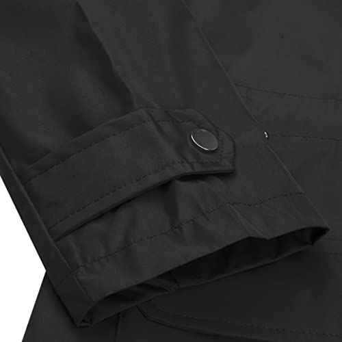 YUNCLOS Women's Waterproof Hooded Raincoat