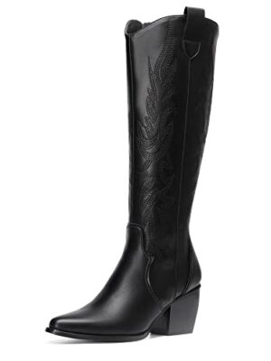 Knee-High Western Cowboy Boots