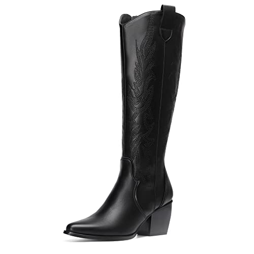 Knee-High Western Cowboy Boots