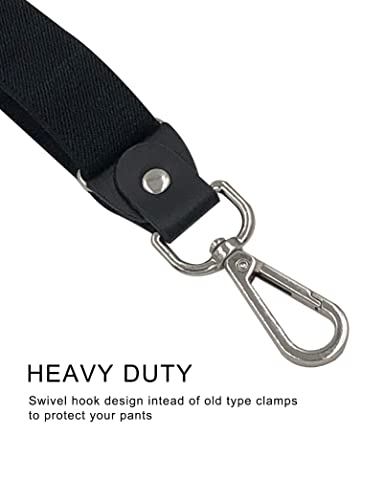 2.5 cm Elastic Braces with Carabiner Hook