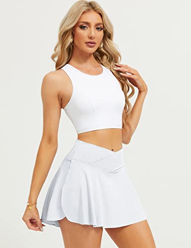Pleated Tennis Skirt with Shorts Pockets