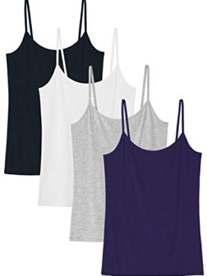 Adjustable Spaghetti Strap Tank Tops