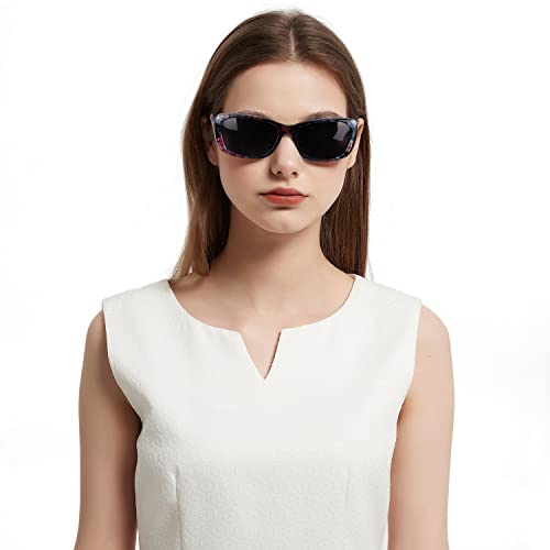 Polarised Rectangular Sunglasses with UV Protection