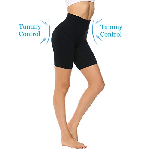 High Waisted Gym Shorts with Pockets