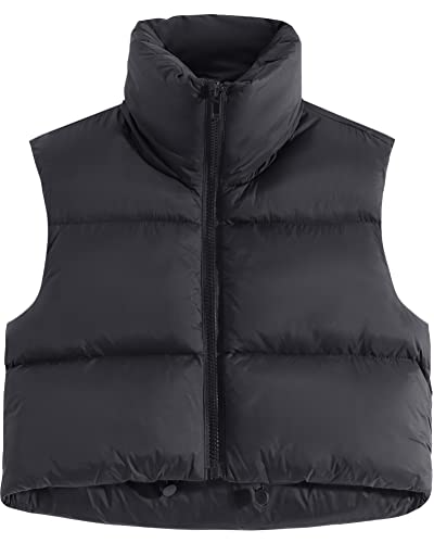 Lightweight Padded Cropped Vest