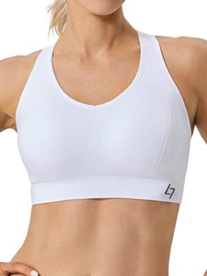 Racerback Sports Bra - Padded Seamless Activewear