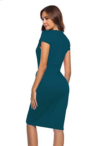 Retro Cocktail Pencil Office Dress
