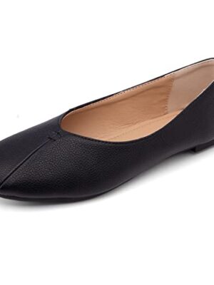 Slip-On Square Toe Flats