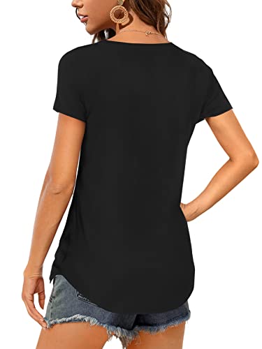 Casual Loose V Neck Tops