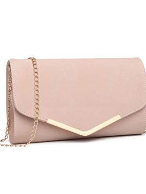 Pink Clutch Handbag