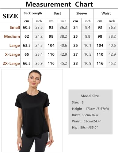 Quick Dry Gym Top - Short Sleeve Crew Neck